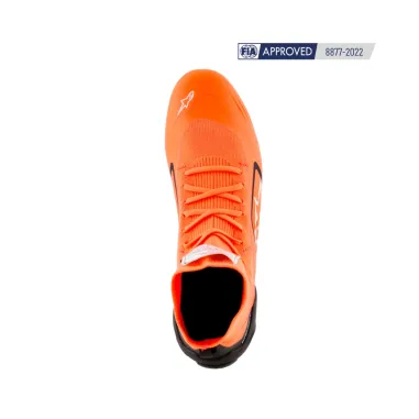 Zapatillas de piloto SUPERTECH K CIK-FIA ALPINESTARS [naranja fluorescente/negro/blanco]
