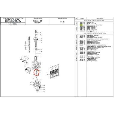 Pulverizador AN 09511 DELL'ORTO