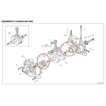 Main bearing X30 SKF