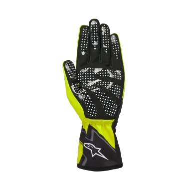 Guantes TECH-1 K RACE V2 gráfico 1 ALPINESTARS [amarillo fluorescente/negro/blanco]