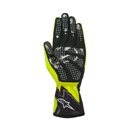 Gloves TECH-1 K RACE V2 graphic 1 ALPINESTARS [yellow fluo/black/white]
