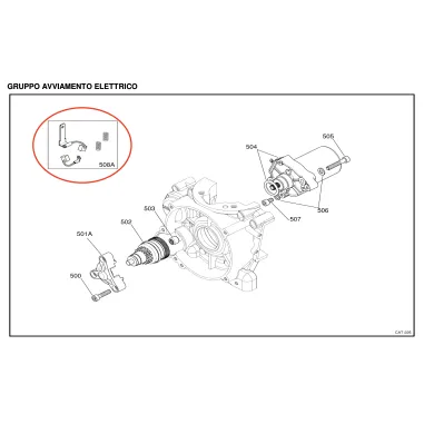 Kit starter motor brushes X30 IAME