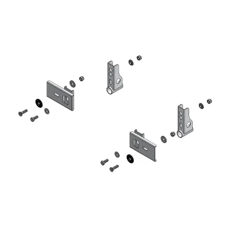 Rear spoiler attachment kit ANTI LAUNCH 2026 CIK-FIA MINI-OK-KZ-DD2 PAROLIN