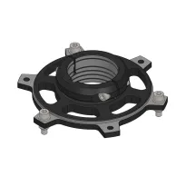 Complete aluminum crown holder 50mm OK PAROLIN