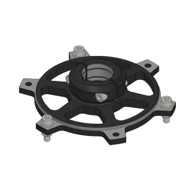 Complete aluminum crown holder 30mm MINI PAROLIN