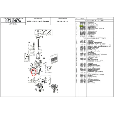Polverizzatore FN 14206 DELL'ORTO