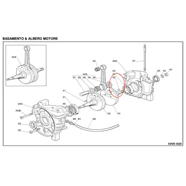 Chiavetta volano/pignone X30 IAME