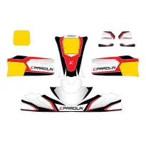 Kit de pegatinas completo DYNAMICA MOTORSPORT 2025 MINI PAROLIN