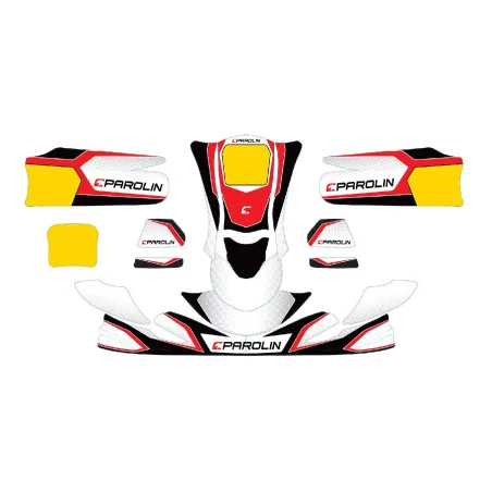 Kit de pegatinas completo DYNAMICA MOTORSPORT 2025 OK-KZ-DD2 PAROLIN