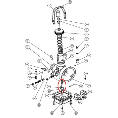 Polverizzatore per carburatore FM15-1A TILLOTSON