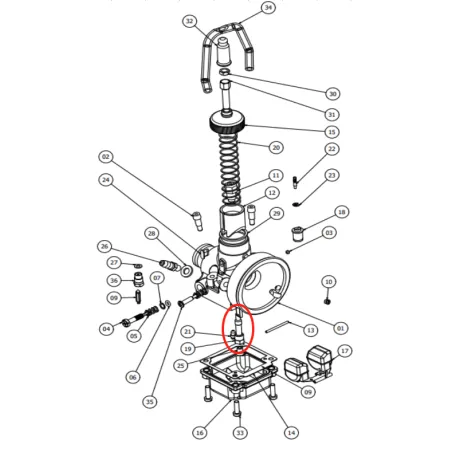 Polverizzatore per carburatore FM15-1A TILLOTSON