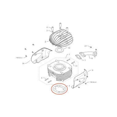Cylinder base gasket EKL MINI BMB