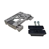 Straight aluminium engine plate MINI PAROLIN