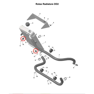 Anti-vibration 18x15xM6 35mm MICRO-MINI-JUNIOR-SENIOR-DD2 ROTAX