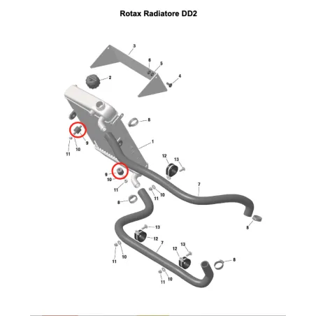 Anti-vibration 18x15xM6 35mm MICRO-MINI-JUNIOR-SENIOR-DD2 ROTAX