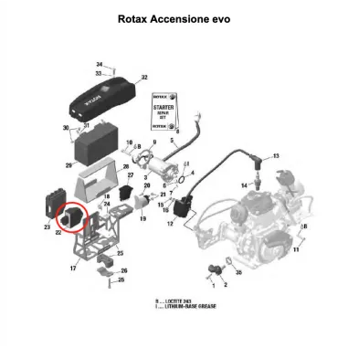 Electronic control unit MINI ROTAX
