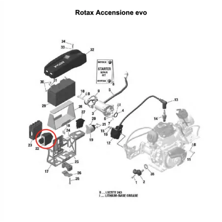 Electronic control unit MINI ROTAX