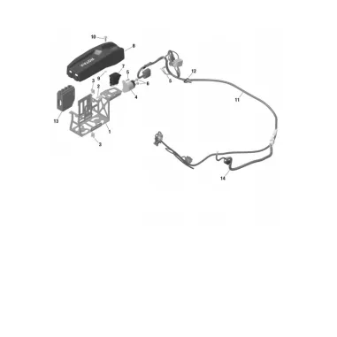 Supporto batteria completo evo17 MICRO-MINI-JUNIOR-SENIOR-DD2 ROTAX