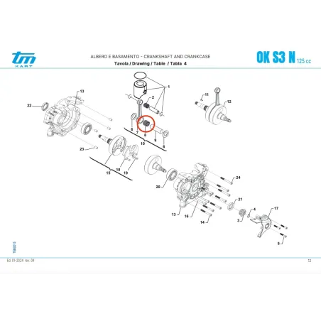 Gabbia argentata 20mm OK TM KART