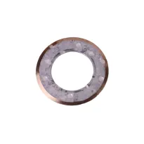 Rondella argentata smussata 20x34x1 OK TM KART