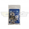 Anodized screw kit for ARAI series 5 and 6 helmets