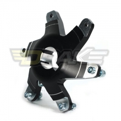 SPROCKET CARRIER 30MM BLACK ANOD. WITH BOLT & WASHER