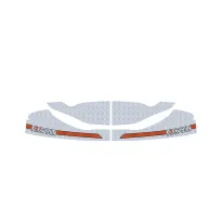 Front spoiler sticker M10 OK-KZ-DD2 2022 EXPRIT KART