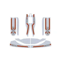 Set adesivi carenature completo M10 OK-KZ-DD2 2022 EXPRIT KART