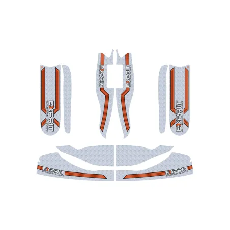 Juego completo de pegatinas carenado M10 OK-KZ-DD2 2022 EXPRIT KART